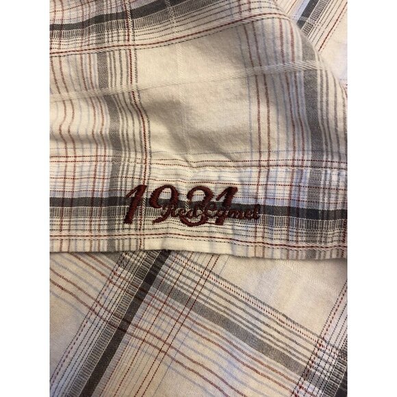 Red Camel Men’s Large Plaid Shirt Button Down Long Sleeves Casual - Picture 7 of 11